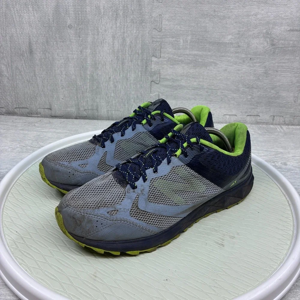 New Balance 590v3 Trail Running Shoes Mens 10.5 Blue Lime Extra Wide MT590LC3